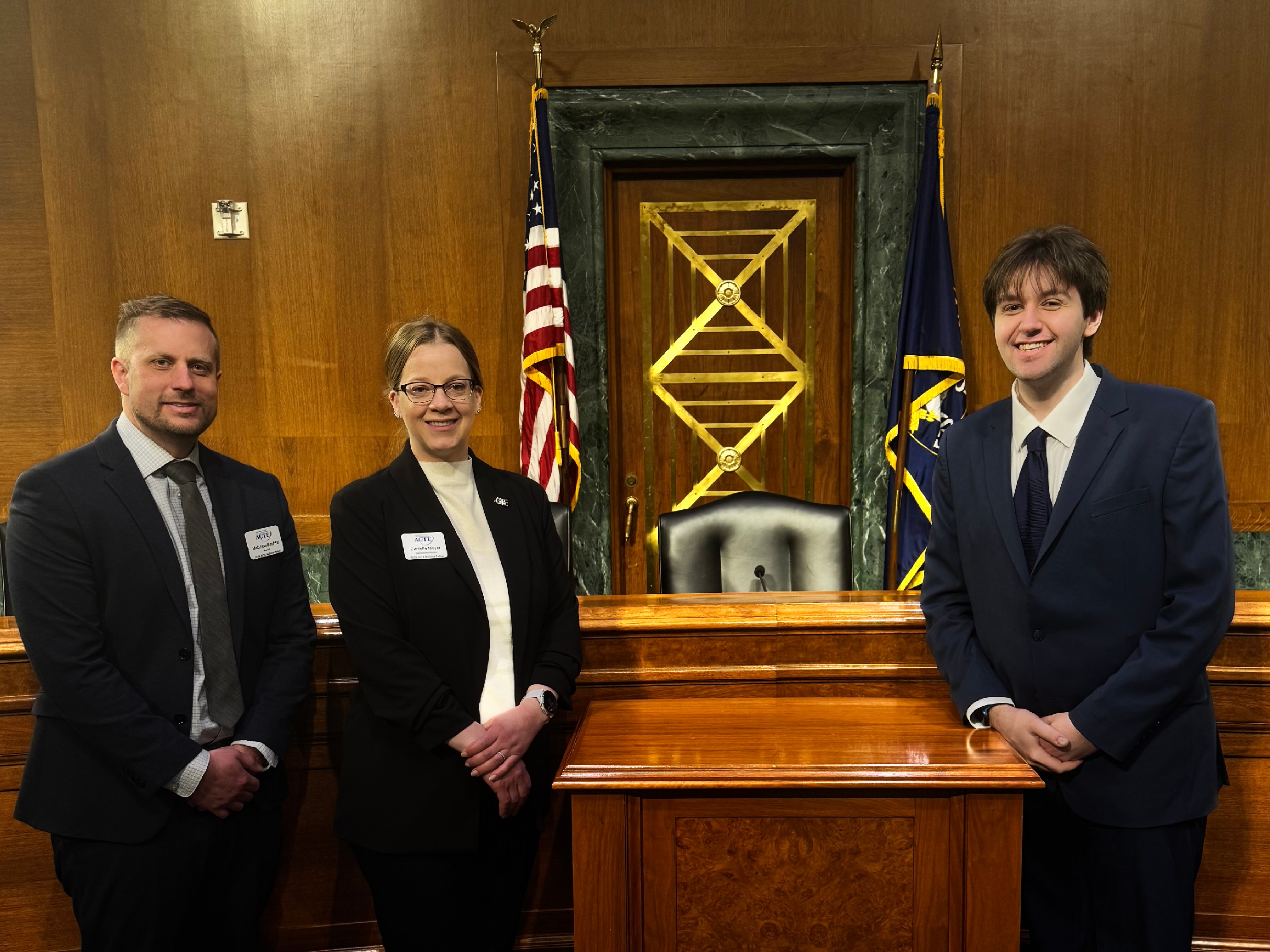 Virginia ACTE members in U.S. Senate room